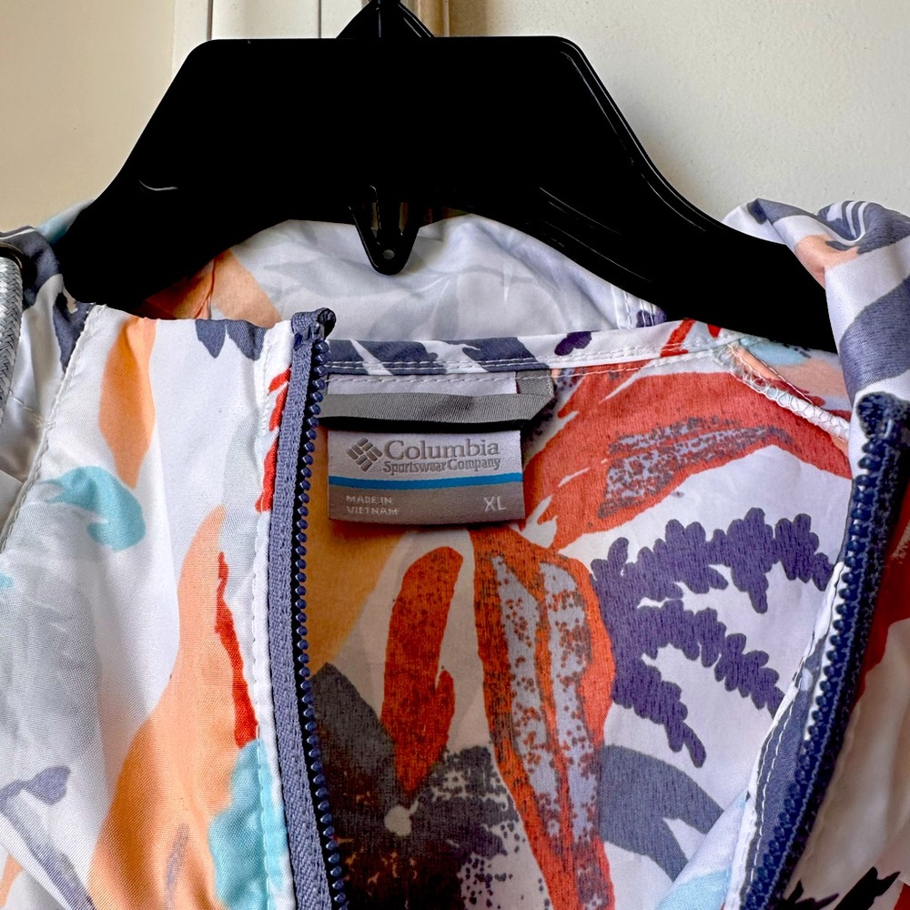 Columbia rain jacket.